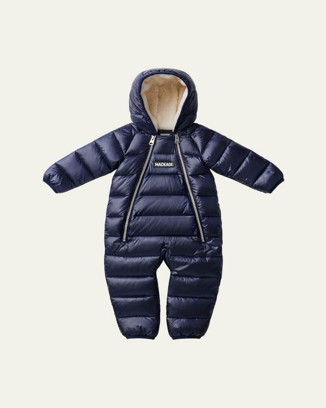 Kid's Bambi Recycled Quilted Snowsuit, Size 6M-24